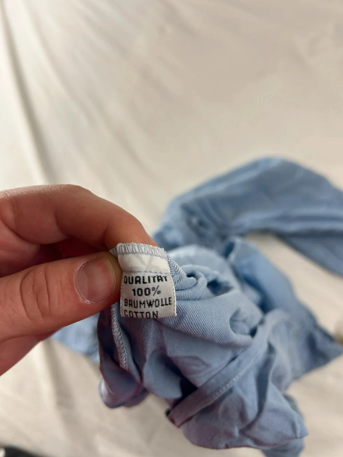 Chemise vintage bleu clair – photo 11